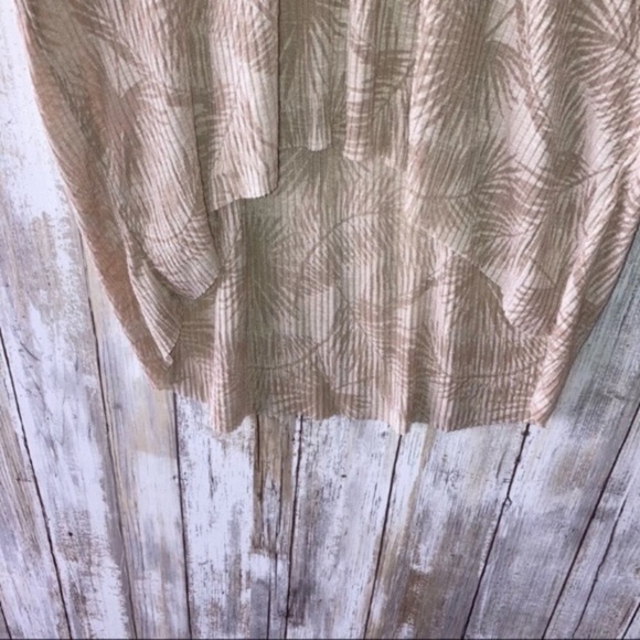 Zara Sheer Palm Leaf Blouse - Picture 3 of 4